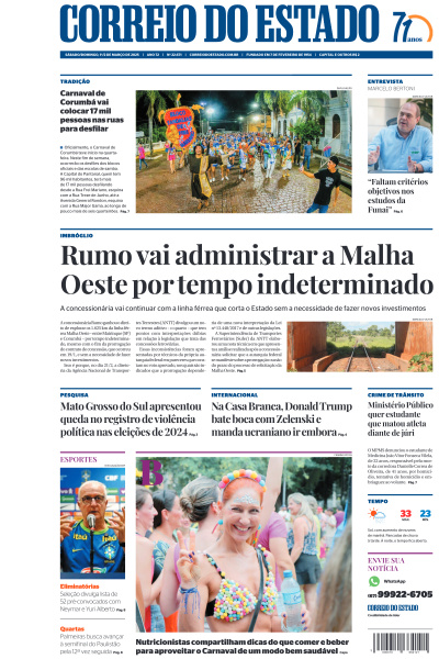 Correio do Estado - Edição de 01 de Março de 2025