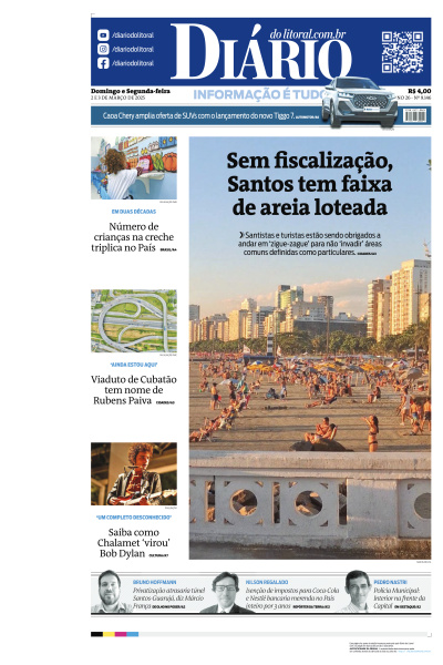 Diário do Litoral - Edição de 02  e 03 de Março de 2025
