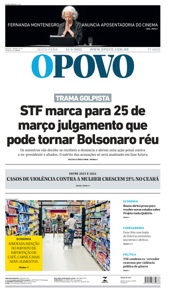 O POVO - Edição de 14 de Março de 2025