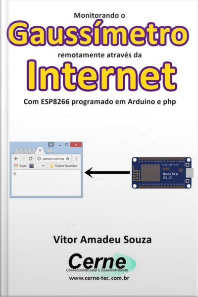 Monitorando Um Gaussímetro Remotamente Através Da Internet Com Esp8266 Programado Em Arduino E Php