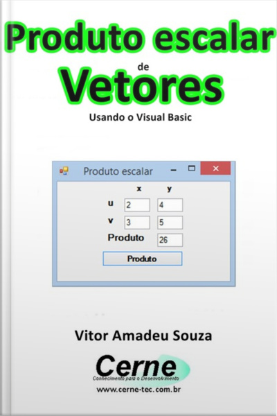 Produto Escalar De Vetores Usando O Visual Basic