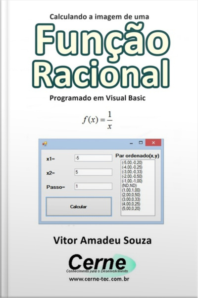 Calculando A Imagem De Uma Função Racional Programado Em Visual Basic