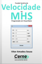 Função Horária Da Velocidade No Mhs Programado Em Visual Basic