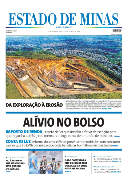 Estado de Minas - Edição de 11 de abril de 2025