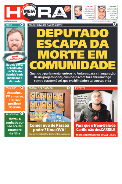 MEIA HORA - Edição de 18 de Abril de 2025