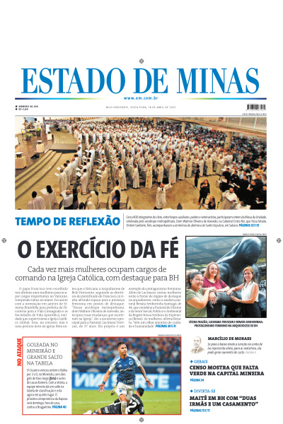 Estado de Minas - Edição de 18 de Abril de 2025