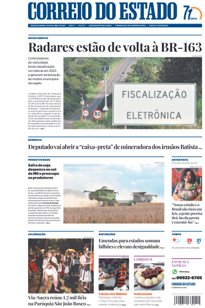 Correio do Estado - Edição de 19 de Abril de 2025