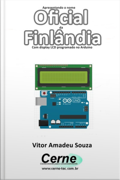 Apresentando O Nome Oficial Da Finlândia Com Display Lcd Programado No Arduino