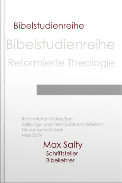 Reformed Bible Studies Series.