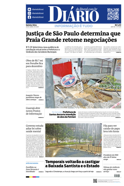 Diário do Litoral - Edição de 24 de Abril de 2025