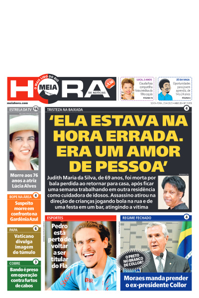 MEIA HORA - Edição de 25 de Abril de 2025