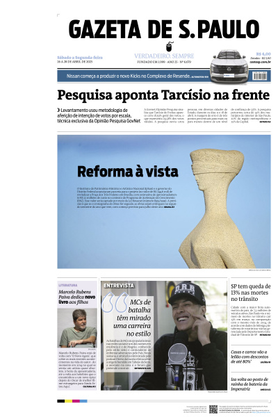 Gazeta de S. Paulo - Edição de 27 de Abril de 2025