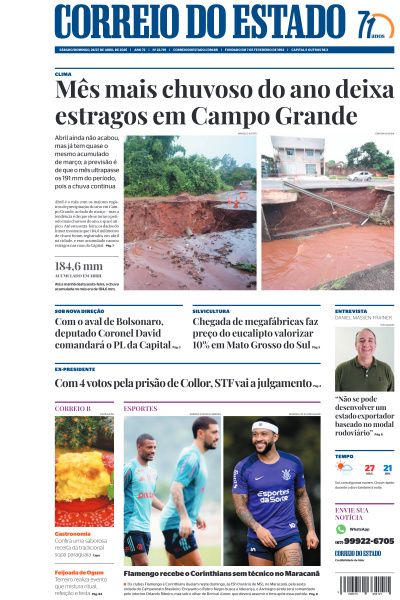 Correio do Estado - Edição de 27 de Abril de 2025