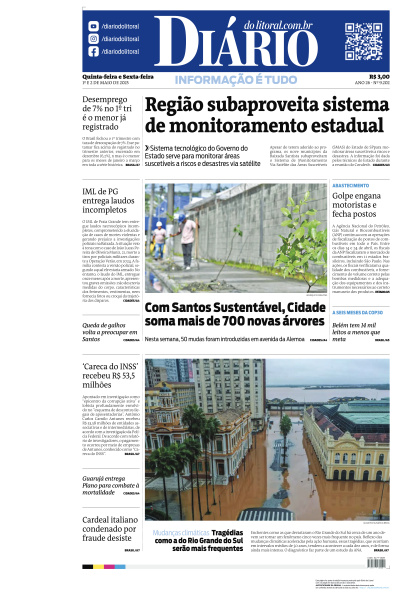 Diário do Litoral - Edição de 02 de Maio de 2025