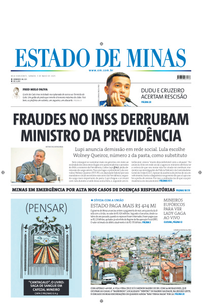 Estado de Minas - Edição de 03 de Maio de 2025
