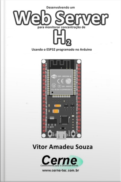 Desenvolvendo Um Web Server Para Monitorar Concentração De H2 Usando O Esp32 Programado No Arduino