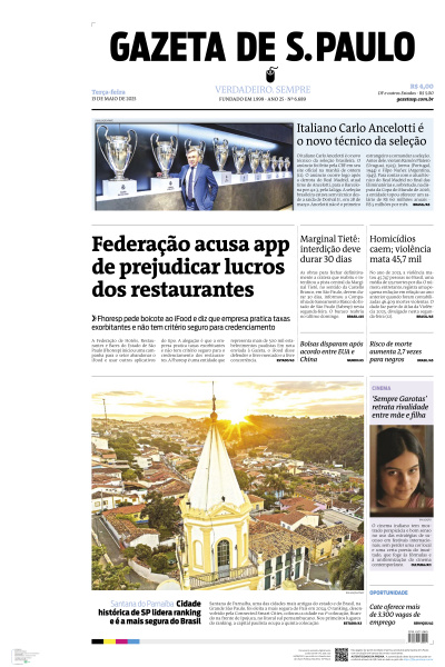 Gazeta de S. Paulo - Edição de 13 de Maio de 2025