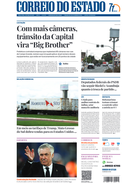 Correio do Estado - Edição de 13 de Maio de 2025