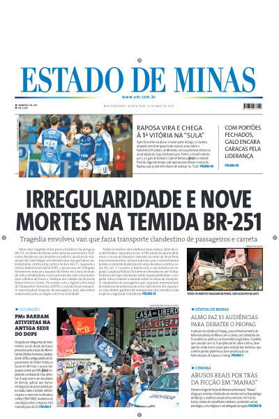 Estado de Minas - Edição de 15 de Maio de 2025