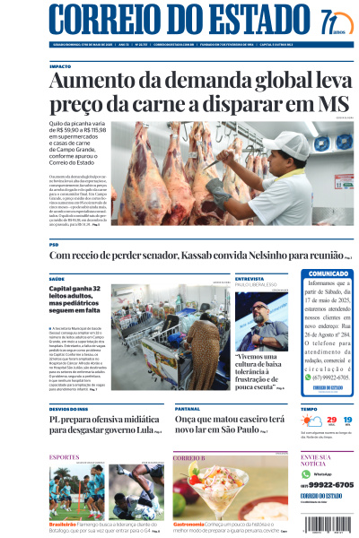 Correio do Estado - Edição de 18 de Maio de 2025