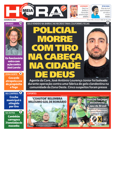 MEIA HORA - Edição de 20 de Maio de 2025