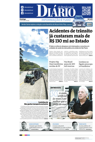Diário do Litoral - Edição de 25 de Maio de 2025