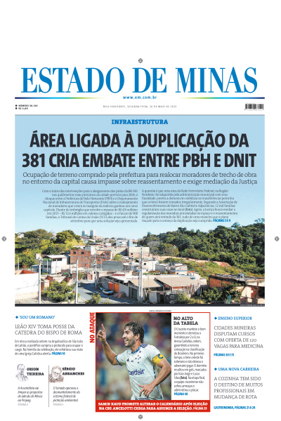 Estado de Minas - Edição de 26 de Maio de 2025