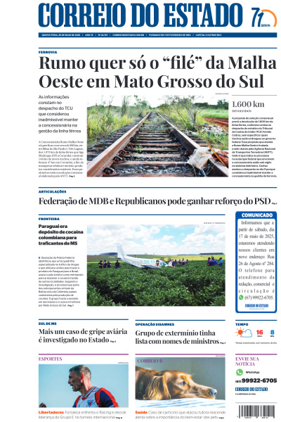 Correio do Estado - Edição de 29 de Maio de 2025