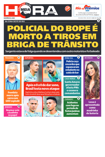 MEIA HORA - Edição de 09 de Junho de 2025