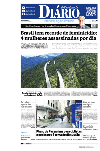 Diário do Litoral - Edição de 12 de Junho de 2025