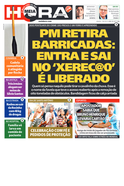 MEIA HORA - Edição de 14 de Junho de 2025