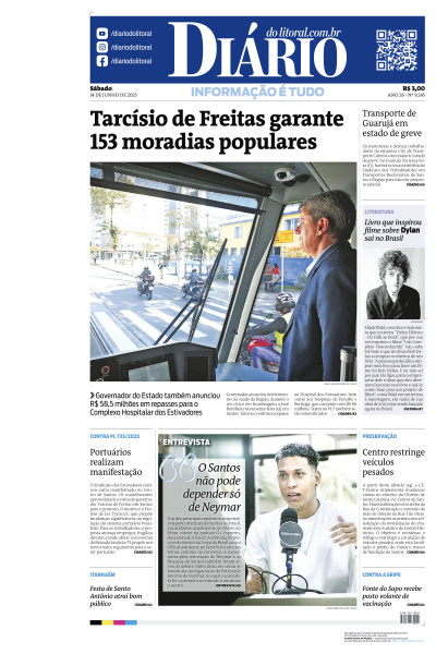 Diário do Litoral - Edição de 14 de Junho de 2025