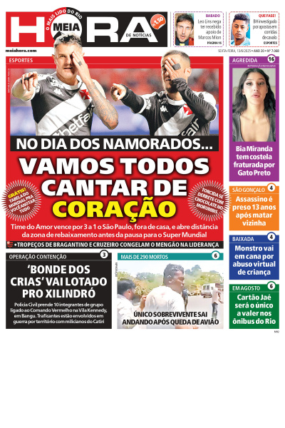 Meia Hora - Edição de 13 de Junho de 2025