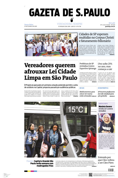 Gazeta de S. Paulo - Edição de 17 de Junho de 2025