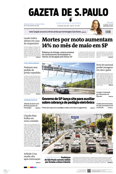 Gazeta de S. Paulo - Edição de 19 de Junho de 2025