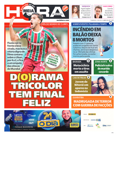MEIA HORA - Edição de 22 de Junho de 2025