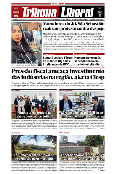 Tribuna Liberal - Edição de 25 de Junho de 2025.