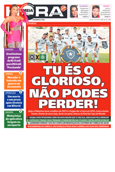 MEIA HORA - Edição de 28 de Junho de 2025