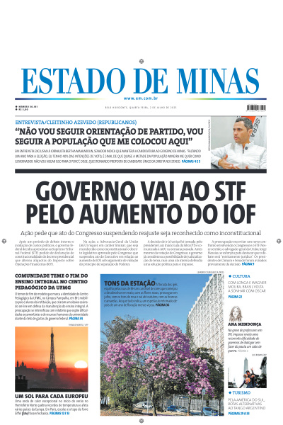 Estado de Minas - Edição de 02 de Julho de 2025