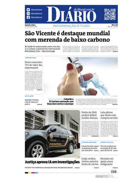 Diário do Litoral - Edição de 03 de Julho de 2025