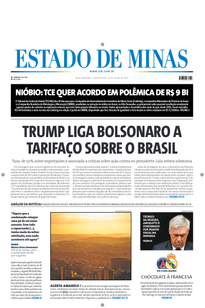 Estado de Minas - Edição de 10 de Julho de 2025