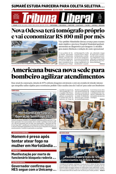 Tribuna Liberal - Edição de 11 de Julho de 2025.