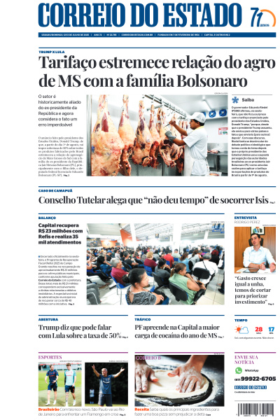 Correio do Estado - Edição de 13 de Julho de 2025