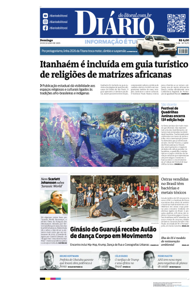 Diário do Litoral - Edição de 13 de Julho de 2025