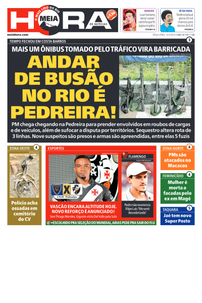 MEIA HORA - Edição de 15 de Julho de 2025