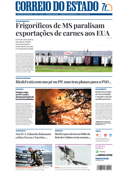 Correio do Estado - Edição de 15 de Julho de 2025