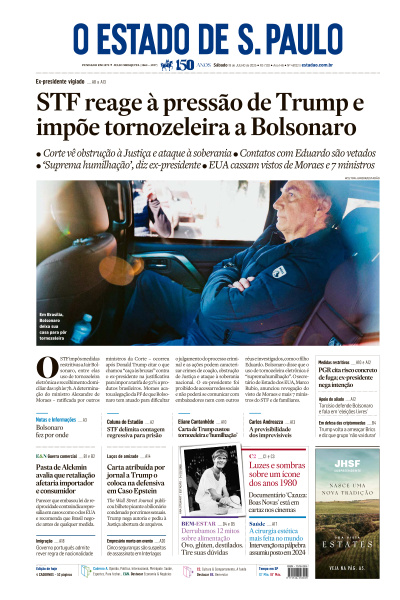 Estadão - Edição de 19 de Julho de 2025