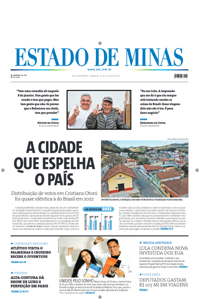 Estado de Minas - Edição de 20 de Julho de 2025
