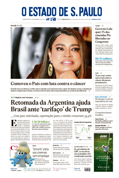 Estadão - Edição de 21 de Julho de 2025