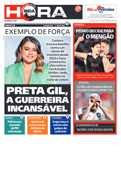 MEIA HORA - Edição de 21 de Julho de 2025